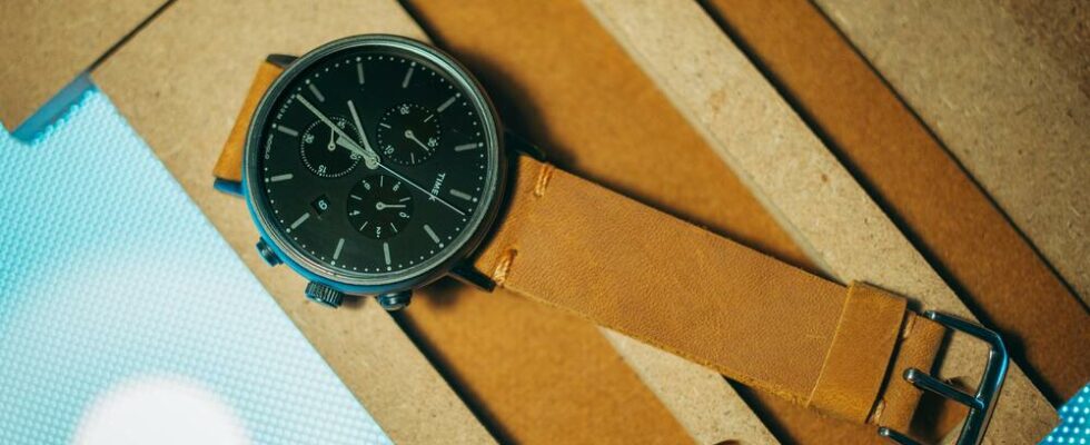 bracelet de montre en cuir